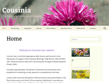 Tablet Screenshot of cousinia.com